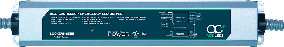 20 Watt Constant Power Emergency LED Drivers