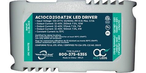 10 Watt 0-10V Dimming Constant Current Match-Book Sized LED DriverS