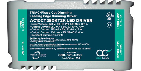 10 Watt TRIAC/PHASE Cut Constant Current Match-Book Sized LED Drivers