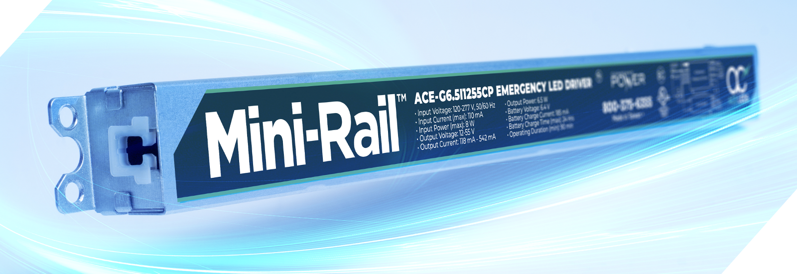 Mini-Rail Constant Power Emergency LED Driver