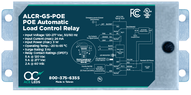 ALCR-G5-POE Automatic Load Control Relay